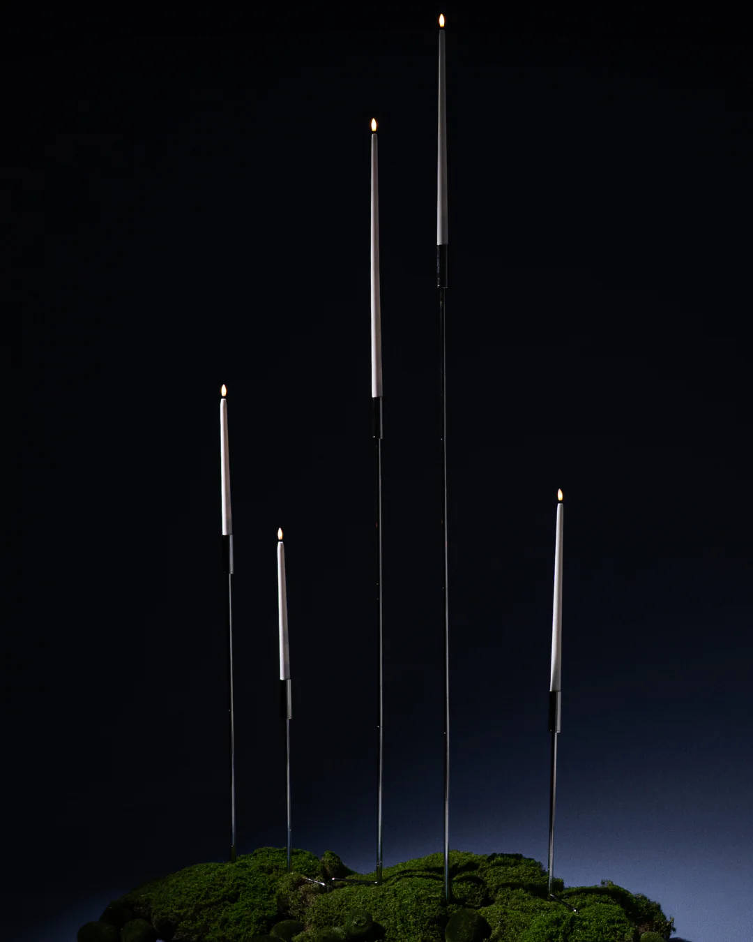 8-in-1 Convertible Candle Holder - Ground Stake & Floor Bases - Image 3