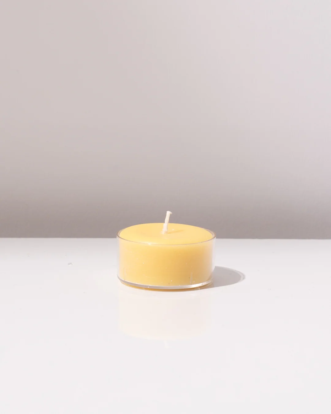 Lemon Yellow Tea Light Candles 10 Pack