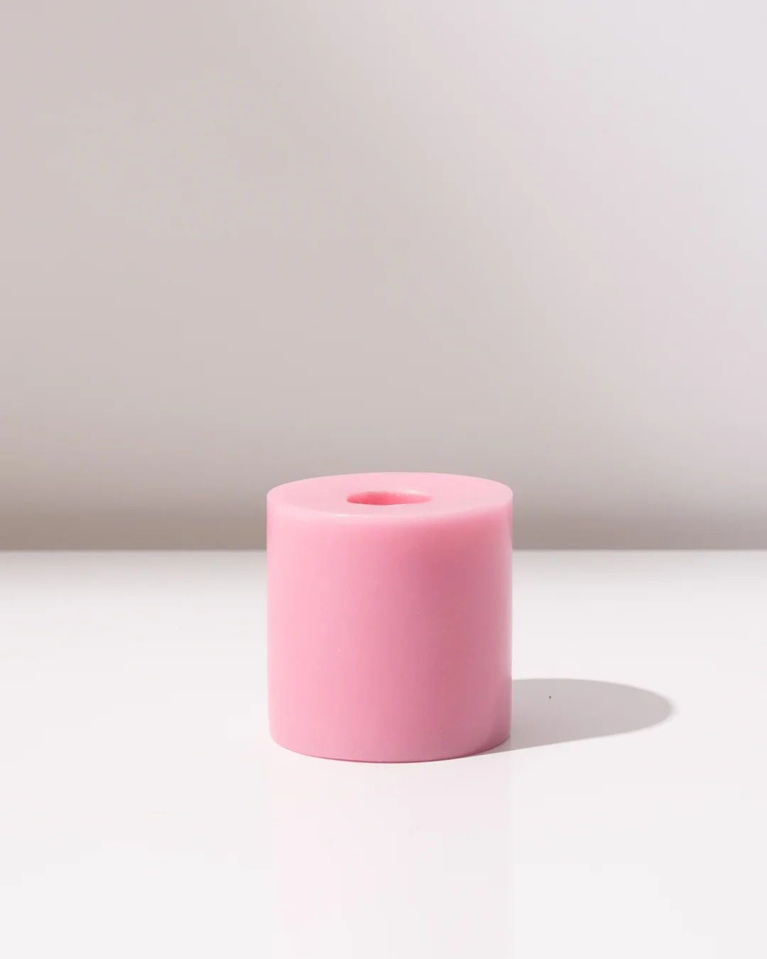Petal Pink Wax Candle Holder - Image 2